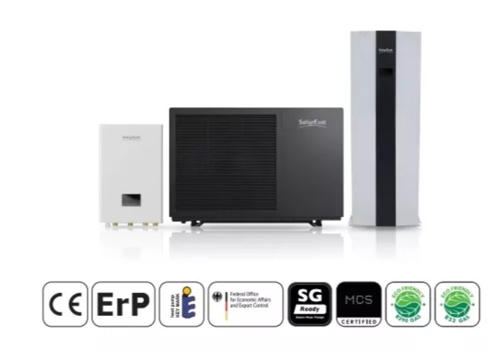 R290 R32 Pompy cieplne z modułu hydraulicznego źródła powietrza do efektywnego całorocznego ogrzewania i chłodzenia